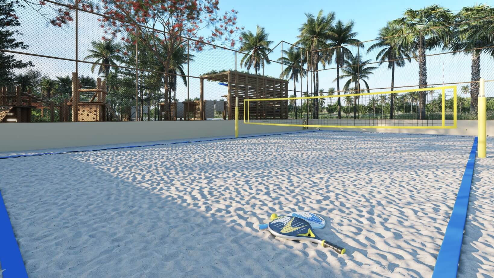 Quadra de areia