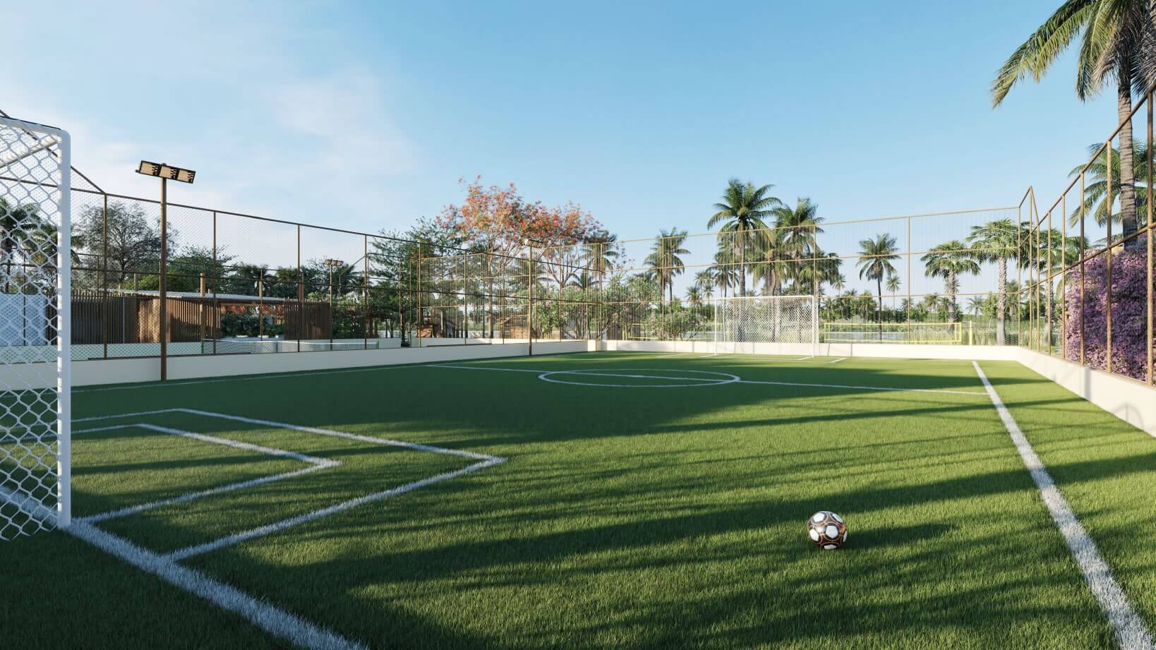 Mini campo de futebol